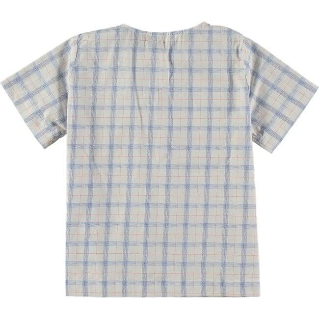 Georges Plaid Kilt Shirt, Blue - Shirts - 2