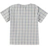 Georges Plaid Kilt Shirt, Blue - Shirts - 2