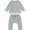 Baby Piccolo Top & Saroual Trousers Set, Eyelet - Mixed Apparel Set - 1 - thumbnail