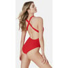 The Tulum One Piece Long Torso, Cherry Red - One Pieces - 3