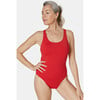 The Tulum One Piece Long Torso, Cherry Red - One Pieces - 5