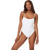 The Jetties One Piece, White Ribbed - One Pieces - 1 - thumbnail