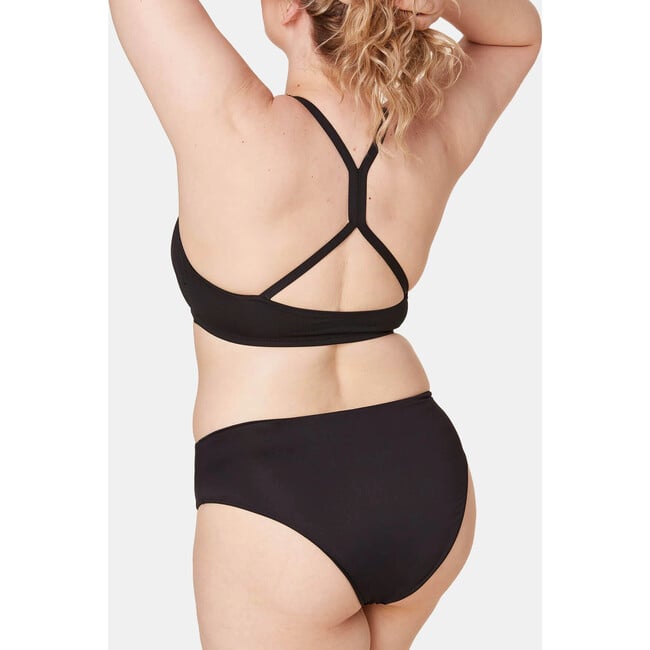 The 90s High Waisted Bikini Bottom, Black - Two Pieces - 4