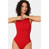 The Malibu One Piece Long Torso, Cherry Red - One Pieces - 3