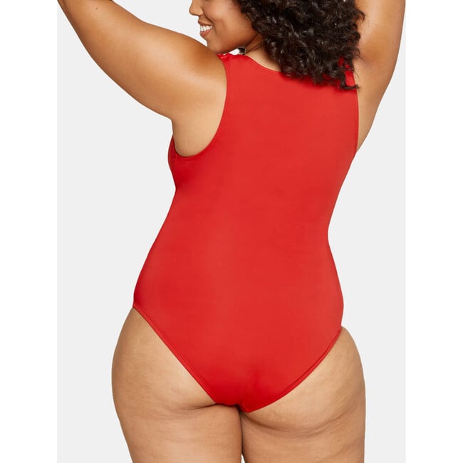 The Malibu One Piece Long Torso, Cherry Red - One Pieces - 7