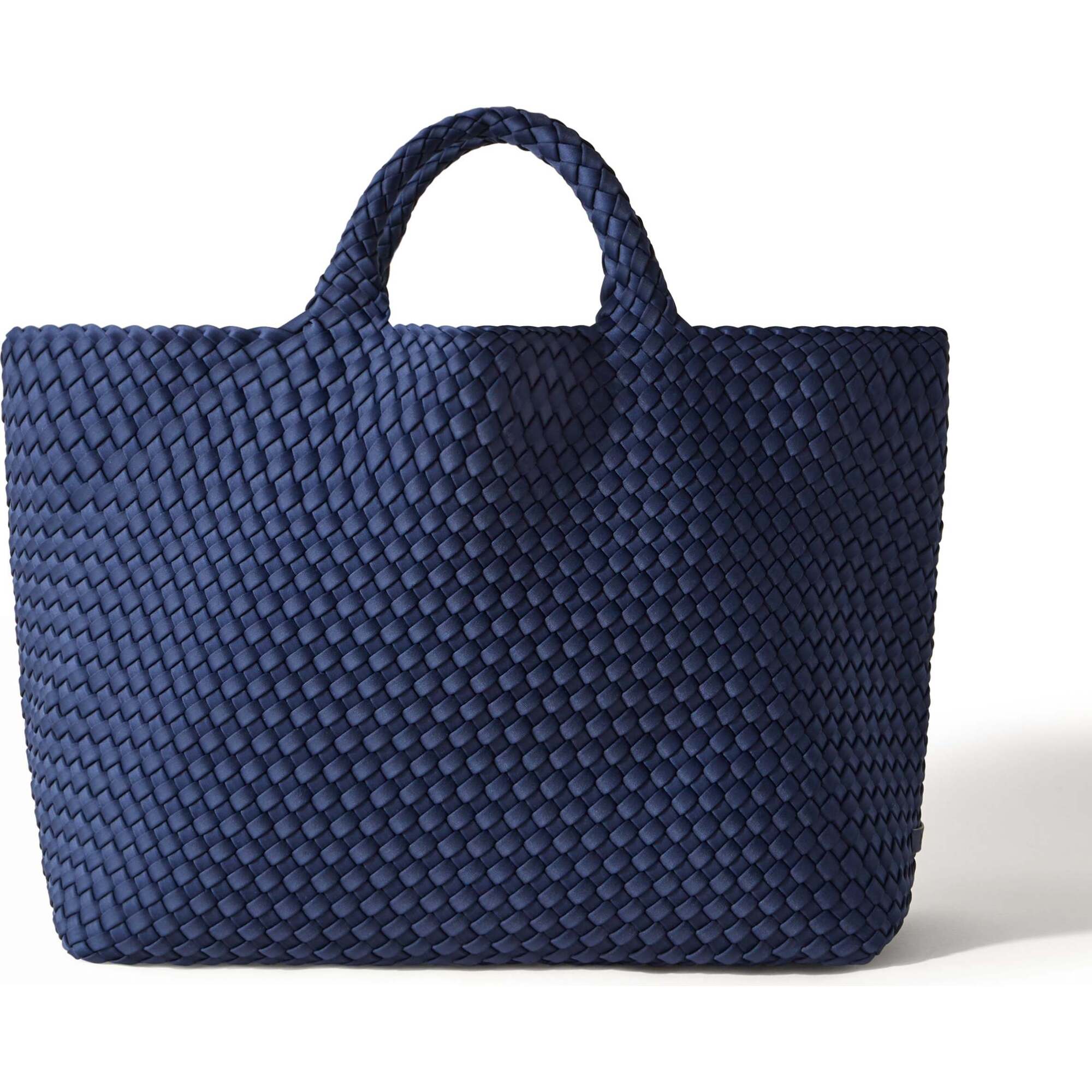 Women's St. Barths Large Handwoven Tote, Ink Blue - OS - Bags - 1