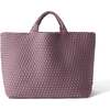 Women's St. Barths Large Handwoven Tote, Lilac - OS - Bags - 1 - thumbnail