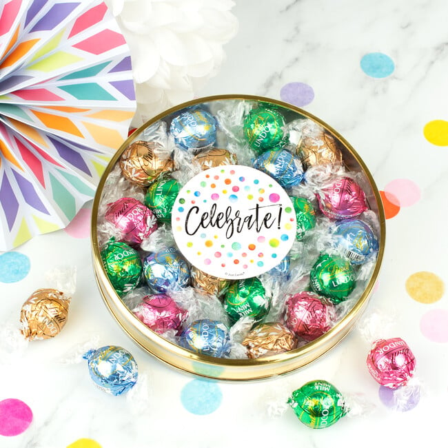 Celebrate with Lindor truffles by Lindt in a Tin - Other Accessories - 2