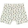 Kenley Guitars Print Elastic Waist Shorts, White - Shorts - 1 - thumbnail