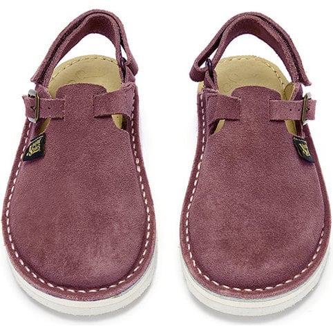 Heidi Clog, Dusty Lilac Suede - Slip Ons - 3