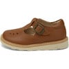 Rosie Vegan T-Bar Shoe, Chestnut Brown Leather - T-Straps - 2