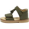 Flo Tassel Sandal, Olive Leather - Sandals - 2