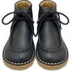 Boomer Wallabee Boot, Navy Leather - Boots - 3