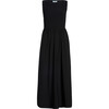 Women's Cosima High Neck Sleeveless Smocked Nap Dress, Black - Dresses - 1 - thumbnail