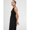 Women's Cosima High Neck Sleeveless Smocked Nap Dress, Black - Dresses - 4