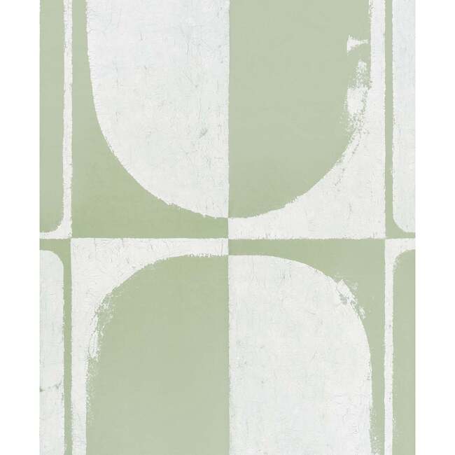 The Cloisters Panel Set 5-Yard Wallpaper, Soft Green - Wallpaper - 3