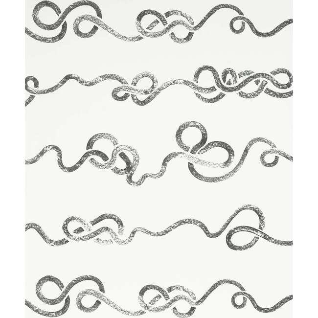 Rhapsody 10-Yard Wallpaper, Graphite - Wallpaper - 3