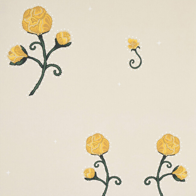 Rhinestone Cowboy 10-Yard Wallpaper, Bright Yellow - Wallpaper - 7