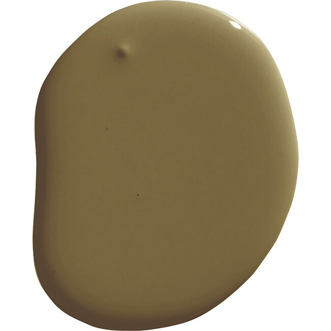 Masterpiece Theatre Low-Sheen Semi-Matte Paint, Olive Brown-Yellow