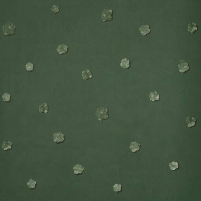 Heavenly Bodies 10-Yard Wallpaper, Deep Green - Wallpaper - 3