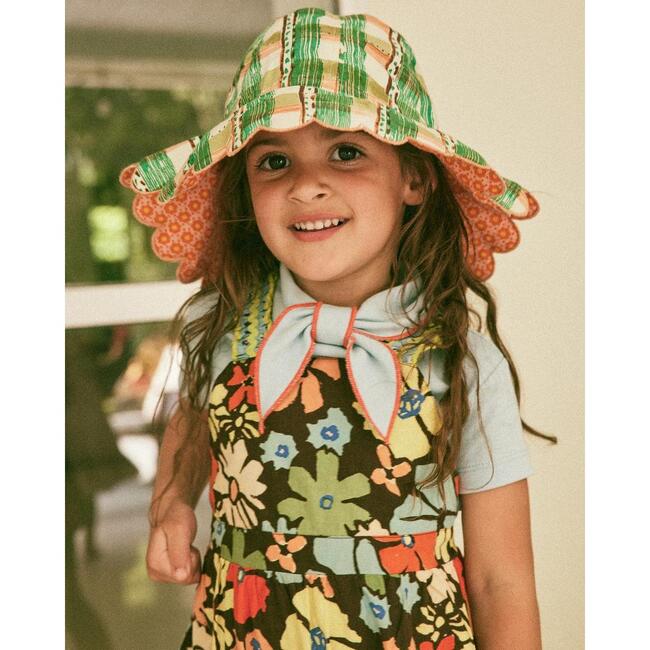 Scout Contrast Piped Short Sleeve Tee, Sky - Misha & Puff