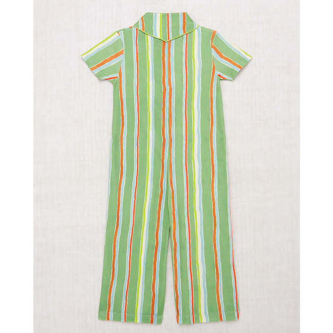 Scout Striped Short Sleeve Jumpsuit, Mojave Watercolor - Jumpsuits - 6