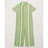 Scout Striped Short Sleeve Jumpsuit, Mojave Watercolor - Jumpsuits - 6