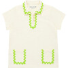 Jumbo Rick-Rack Leisure Polo Shirt, Marzipan - Polo Shirts - 1 - thumbnail