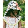 Holiday Floral Print Scalloped Edge Padded Sun Hat, Bark Marmion Way - Hats - 4