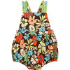 Birdie Floral Print Ruffle Strap Romper, Bark Marmion Way - Rompers - 1 - thumbnail