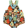 Baby Birdie Floral Print Ruffle Strap Romper, Bark Marmion Way - Rompers - 1 - thumbnail