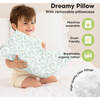 Toddler Pillow With Pillowcase 13X18, DinoBloom - Pillows - 4