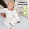 Soothe Fitted Crib Sheet, Hazy Blue (Pack of 2) - Crib Sheets - 7