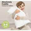 Kids' Cuddly Pillow with Pillowcase 13x18, Soft White - Pillows - 2