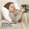 Kids' Cuddly Pillow with Pillowcase 13x18, Soft White - Pillows - 6