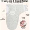 Baby soothe Zippy Swaddle Sleep Sack Newborn, Aspire (Pack of 3) - Swaddles - 3