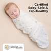 Baby soothe Zippy Swaddle Sleep Sack Newborn, Aspire (Pack of 3) - Swaddles - 4