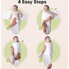 Baby soothe Zippy Swaddle Sleep Sack Newborn, Aspire (Pack of 3) - Swaddles - 6