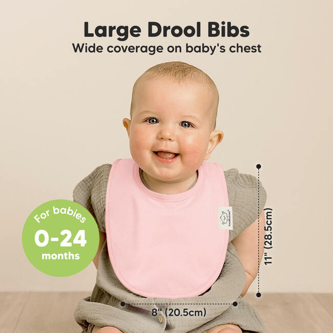 Baby Urban Drool Bibs Set, Embrace (Pack of 8) - Bibs - 2
