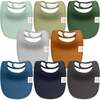 Baby Quin Drooling Teething Bibs, Hunter (Pack of 8) - Bibs - 1 - thumbnail