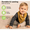 Baby Lumi Muslin Bandana Drool Bibs, Spice (Pack of 8) - Bibs - 5