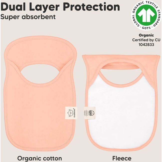 Baby Hallo Drool Bibs, Embrace (Pack of 8) - Bibs - 3