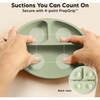 Baby BPA-Free Prep Silicone Suction Plate, Sage (Pack of 3) - Food Storage - 3