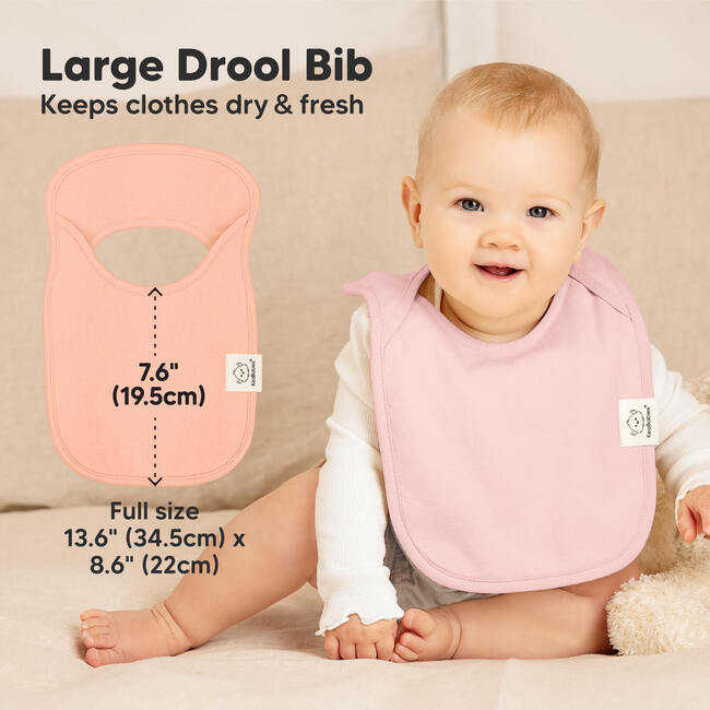 Baby Hallo Drool Bibs, Embrace (Pack of 8) - Bibs - 4