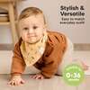Baby Organic Bandana Drool Bibs, Pets & Paws (Pack of 8) - Bibs - 4