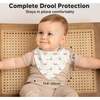 Baby Organic Bandana Drool Bibs, Pets & Paws (Pack of 8) - Bibs - 5