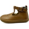 Lark T-Bar Barefoot Shoe, Tan Leather - T-Straps - 2