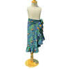 Girls Cover-Up Ruffle Hem Wrap Skirt, Tropical Toucan - Skirts - 1 - thumbnail