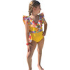 Cece Flap Neck Waist Belt One-Piece Swimsuit, Cocos Island - One Pieces - 3