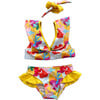 Alessandra Ruffle Neck Sleeveless Bikini, Cocos Island - Two Pieces - 1 - thumbnail